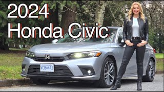 2024 Honda Civic review  Still the compact car goldstandard [upl. by Yovonnda160]