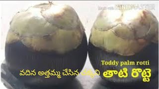 వదిన అత్తమ్మ చేసిన చక్కని తాటి రొట్టె  Thati Rotti Recipe  Toddy Palm Dosa Dibba Rotti Jaggery [upl. by Karalee]