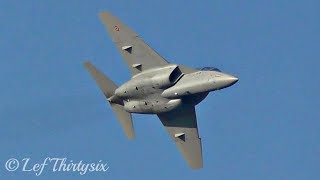 HD Aermacchi T346 Italian Air Force  Lecce Airshow 2017 Full Display [upl. by Laud]