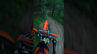 KTM 125 2 Stroke Downhill Jumping [upl. by Lanahtan]