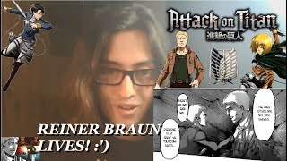 REINER LIVES ARMIN TOO  Attack on Titan Manga Chapter 103 Assault 進撃の巨人  LIVE REACTION amp REVIEW [upl. by Angela292]