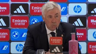 ANCELOTTI en RUEDA DE PRENSA reacción tras lesión de CARVAJAL en el REAL MADRID  VILLARREAL [upl. by Xavler688]