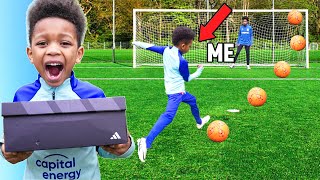 Kids Football Boots Skills Test  Unboxing [upl. by Aitnyc]