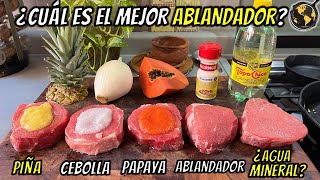 ¿Cuál es el MEJOR Ablandador para tu Carne Asada  Cocina Universal [upl. by Ossie]