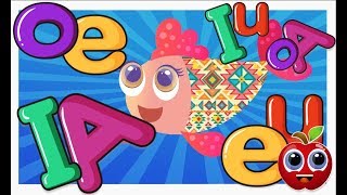 agrupar vocales canción infantil aeiou videos educativos en español para niños preescolar newtoon [upl. by Fin]