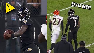 Lamar Jackson is HEATING UP w OBJ amp WRs 😱🔥 Ravens vs Bengals 2023 Highlights [upl. by Aissyla]