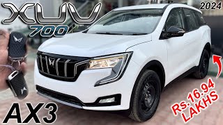 2024 NEW MAHINDRA XUV700 AX3 😍 Diesel Rocket 182 BHP Features Engine Mileage  2024 XUV700 Review [upl. by Thurston]