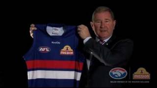 Hoops Are Back  Western Bulldogs 2012 Guernsey Launched [upl. by Trilley]