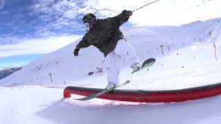 Snowpark Skiing In Andorra  Henrik Harlaut [upl. by Jennie]