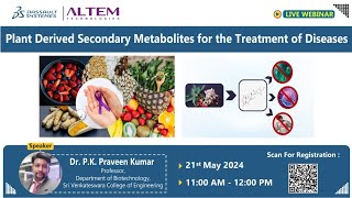 Plant Derived Secondary Metabolites for the Treatment of Diseases [upl. by Noiram]