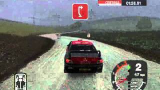 Colin McRae Rally 2005  Juha Kankkunen  Lancer Evo VIII  GER SS3 [upl. by Akenahs]