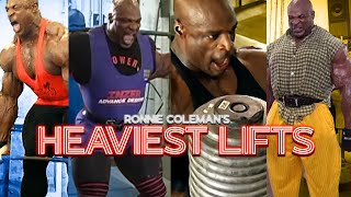 Ronnie Coleman HEAVIEST Lifts EVER  Compilation [upl. by Demb64]