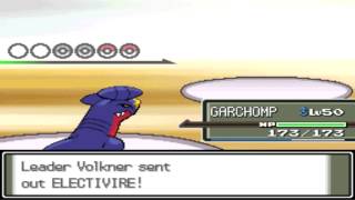 Pokémon Platinum  Battle vs Leader Volkner [upl. by Ciredor939]