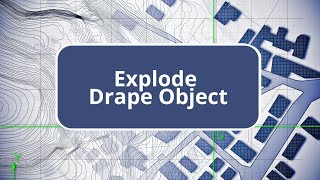 TBC  Explode Drape Object  Surface Modeling Edition Commands [upl. by Aramen710]