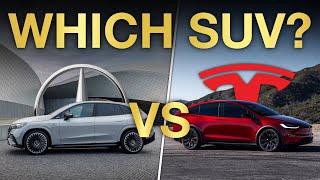 Mercedes EQE SUV VS Tesla Model X  THIS IS CLOSE [upl. by Melgar906]