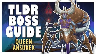 TLDR QUEEN ANSUREK Normal  Heroic Boss Guide  Nerubar Palace WoW 110 Raid Guide [upl. by Aratal521]