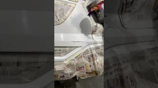 Creta bumper painting chambalautoworld automobile painting white creta viralshorts shorts [upl. by Lieberman]