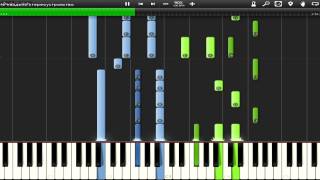 How to play M83  Midnight City Synthesia [upl. by Airbma]