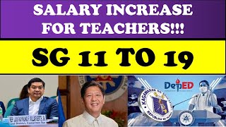 SALARY INCREASE FOR TEACHERS SG 11 TO 19 wildtvoregsalaryincreaseforteachers deped [upl. by Deehahs916]