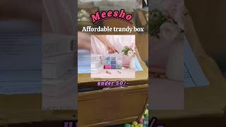 Jewellery box for storage box meesho jewelleryboxes shorts tranding youtubeshorts [upl. by Carper]