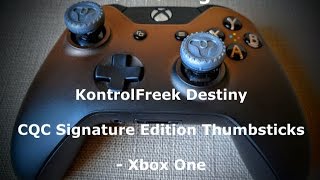 Unboxing the KontrolFreek Destiny CQC Signature Edition thumbsticks for Xbox One [upl. by Nevla]