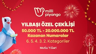 Milli Piyango 31 Aralık 2022 Çekilişi No 55 6 5 4 3 ve 2 Kategoriler [upl. by Etterual848]