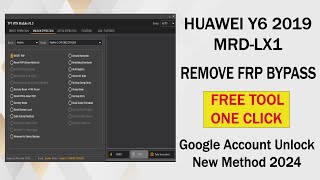 Huawei Y6 2019 Remove FRP Bypass  Huawei MRDLX1 Frp Bypass  New Method 2024 [upl. by Oibirot]