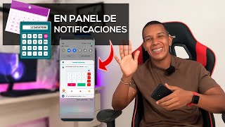 Como Colocar el CALENDARIO y CALCULADORA en el PANEL DE NOTIFICACIONES  Android [upl. by Lurie]