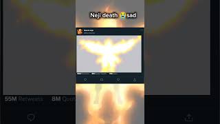 Neji death scene sad 😭😭 moment of naruto 😭naruto trending anime shorts youtubeshorts fyp [upl. by Hillman]