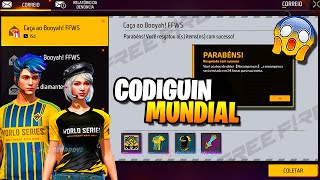 CORRE CODIGUIN MUNDIAL 3 SKIN GRÁTIS CANCELADO BLUELOCK CALENDARIO SEMANAL NOVIDADES FREE FIRE [upl. by Ursas]