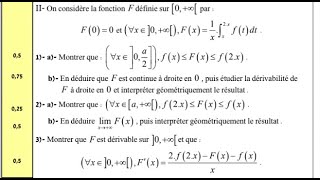 Fonction definie par integral Exercice 6 [upl. by Liagibba]