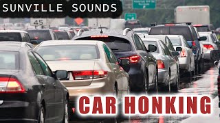 10 Hours of Car Horns Honking  Annoying Sounds with Peter Baeten [upl. by Ynaffik]