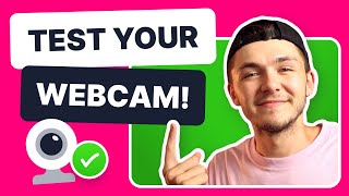 How to Test your Webcam [upl. by Mailand]