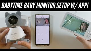 BabyTime Baby Monitor Unboxing Setup amp Review [upl. by Adao]