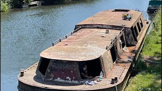 We Bought A Big Old Rusty Canal Boat  Episode 1 [upl. by Oilenroc]