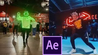 Glowing Lines Effect  Blottermedia Dance Effects After Effects Tutorial [upl. by Rolat813]