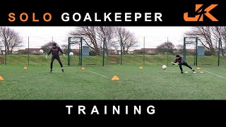 SOLO GOALKEEPER TRAINING  DIVING amp RECOVERY [upl. by Madelina]