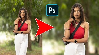 Create 100 realistic background blur in adobe photoshop [upl. by Attelrahs]