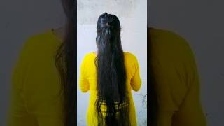 Try this ponytail hairstyle hack hairstyle ponytail shorts ytshorts shraboniscration [upl. by Imoyik]