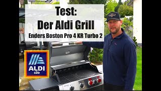 Grill vom Aldi  Im Test Enders Boston Pro 4 KR Turbo 2 [upl. by Allister]