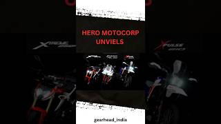 Hero MotoCorp unveiled Karizma XMR  Xtreme 250  Xpulse 210  EICMA 2024 shorts [upl. by Gardal]