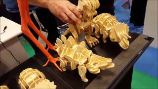 Paul G Toys  fun RoboTime 3D kits amp scary flying Pterodactyl [upl. by Tai]