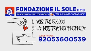 Video Fondazione Il SOLE 5x1000 2024 [upl. by Nelak851]