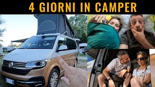 4 giorni in CAMPER con il VOLKSWAGEN CALIFORNIA [upl. by Tillford817]