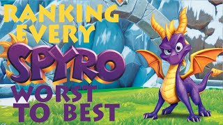 Ranking EVERY Spyro Game WORST TO BEST Top 10 Classic Spyro Games [upl. by Eirual437]