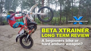 Beta Xtrainer review beginners dirt bike or hard enduro weapon ︱Cross Training Enduro [upl. by Gnek650]