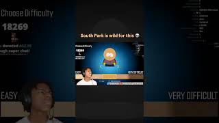 Bro chooses the difficulty in the South Park game ☠️ ishowspeed southpark speed ishowspeedshorts [upl. by Anitsud842]