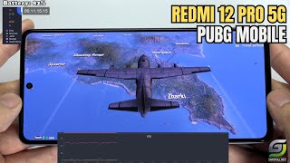 Redmi Note 12 Pro 5G Test game PUBG Mobile New Update [upl. by Shimkus334]