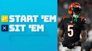 Start Em Sit Em Week 4  NFL Fantasy [upl. by Attelrac254]