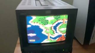 Sony PVM 9” Trinitron CRT Monitor RGB with ChronoTrigger [upl. by Paresh960]